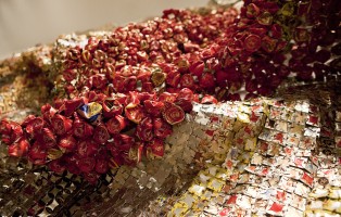 El Anatsui african artist, art, textiles