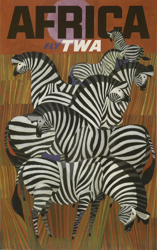 David Klein, Africa, Vintage travel poster