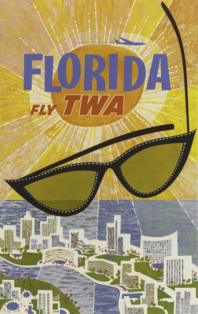 David Klein, Florida, Travel posters vintage