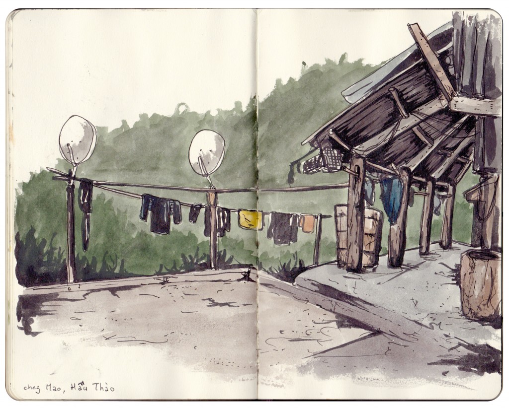 Vietnam sketches, drawing Vietnam, Asia, travel art