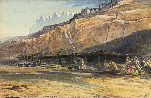 Paintings of Egypt, Edward Lear, landscape artist