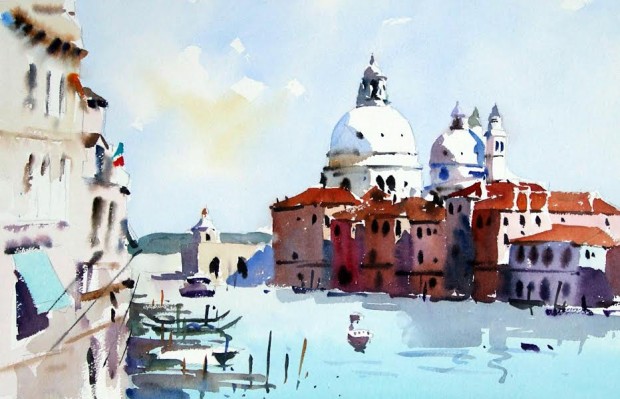 Paintings of Venice, Jake Winkle, travel art, europe