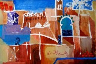 paintings of Morocco, Marrakech, travel art