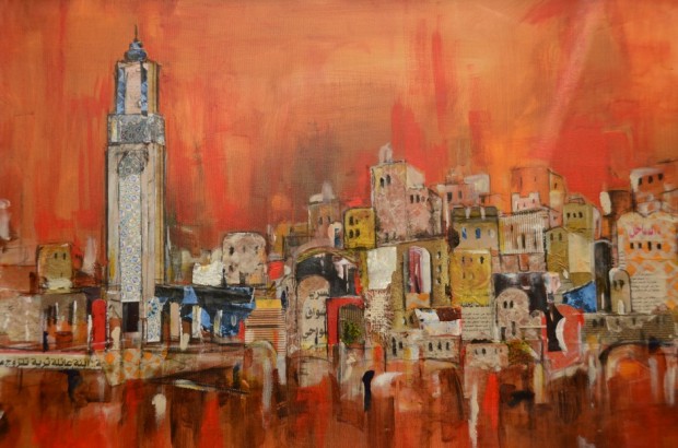 Paintings of casablanca, Morocco, travel art