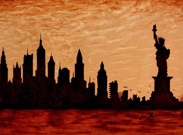 Paintings of New York, travel art