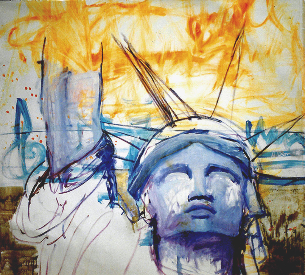 Statue of liberty drawing